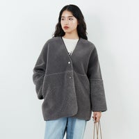 08 ﾁｬｺｰﾙ&&モデル身長：162cm 着用サイズ：F&&