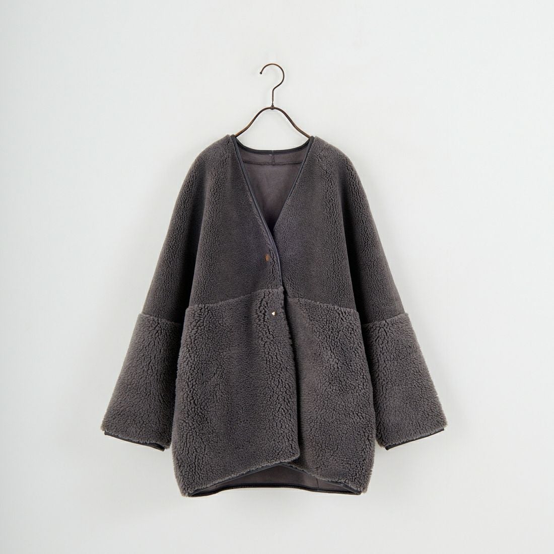 Jeans Factory Clothes [ジーンズファクトリークローズ] ボアスエードリバーシブルコート [275-38775] 08 ﾁｬｺｰﾙ