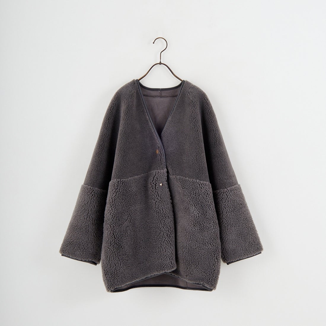 Jeans Factory Clothes [ジーンズファクトリークローズ] ボアスエードリバーシブルコート [275-38775] 08 ﾁｬｺｰﾙ