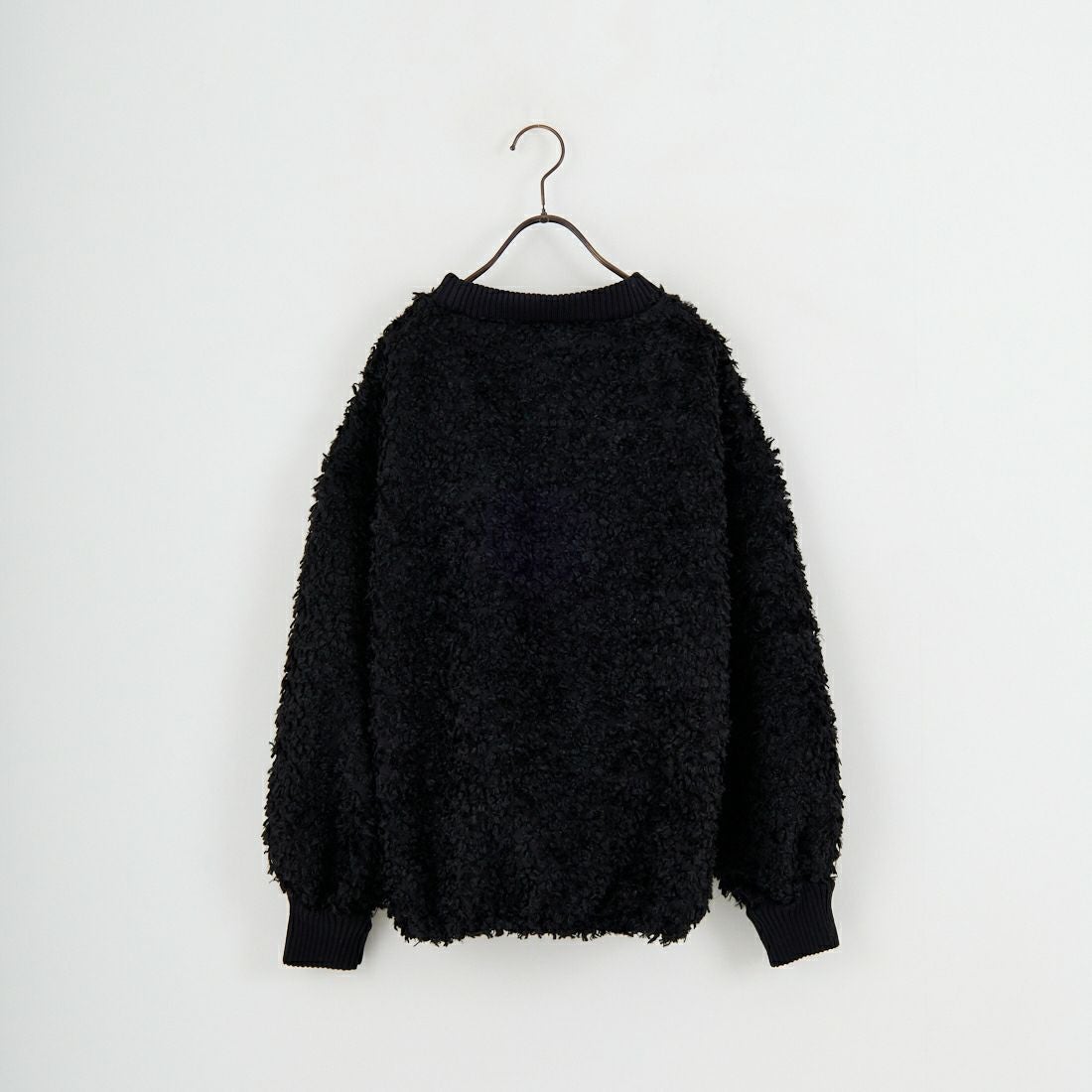 STELLA CIFFON [ステラシフォン] プードルカットジャガードブラウス [ST4-26405] 80 BLACK