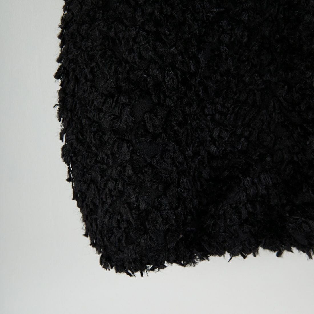 STELLA CIFFON [ステラシフォン] プードルカットジャガードブラウス [ST4-26405] 80 BLACK