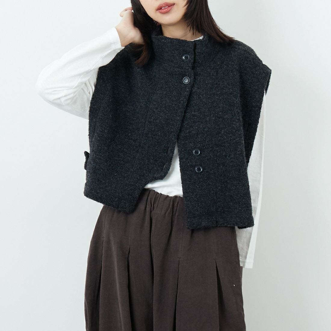 tumugu ツムグシープパイルウールベスト 楽天市場】【即日発送】【動画あり】 tumugu(ツムグ)シープパイル