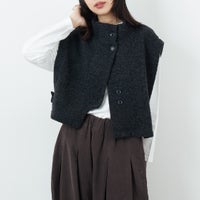 88 CHARCOA&&モデル身長：162cm 着用サイズ：F&&