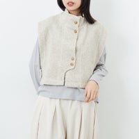 03 OATMEAL&&モデル身長：162cm 着用サイズ：F&&