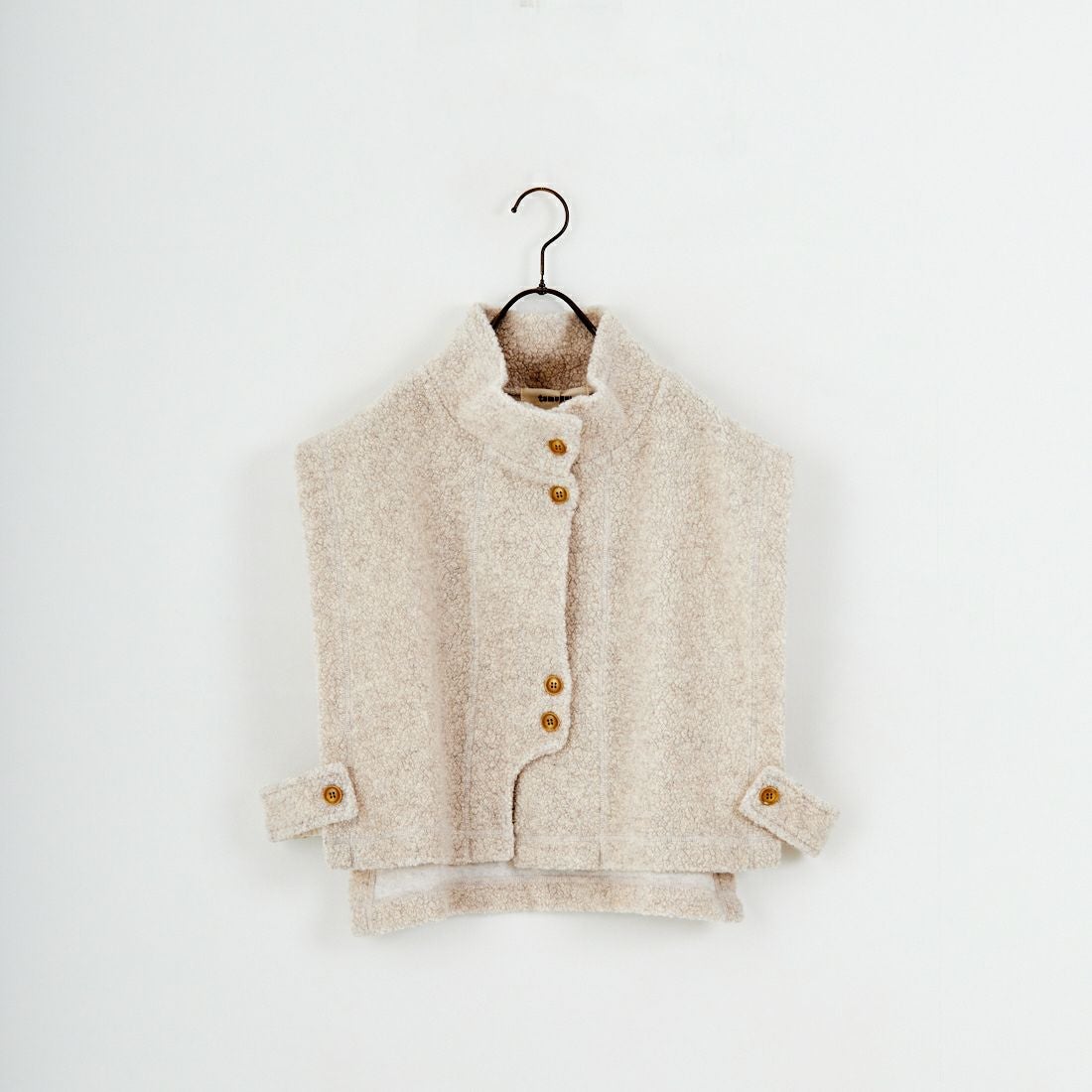 tumugu: [ツムグ] シープパイルベスト [TC25318] 03 OATMEAL