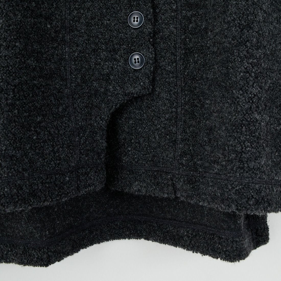 tumugu: [ツムグ] シープパイルベスト [TC25318] 88 CHARCOA