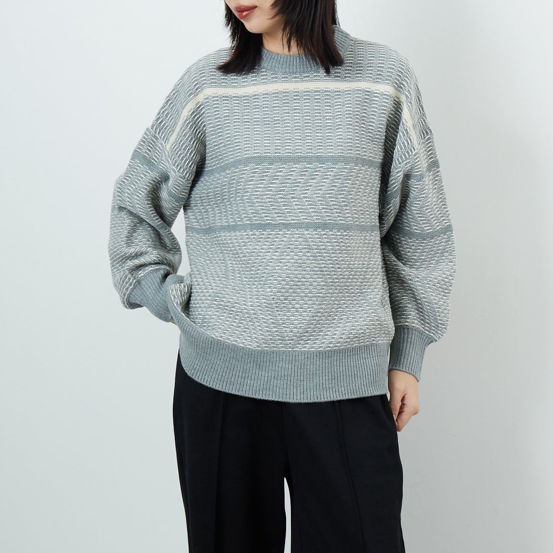 859 ｸﾞﾚｰ&&モデル身長：162cm 着用サイズ：F&&