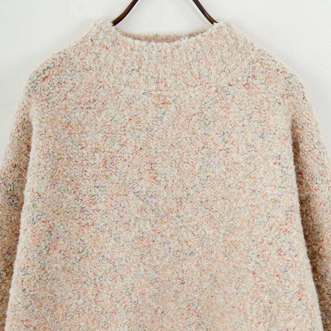 MICA&DEAL [マイカアンドディール] ミックスヤーンプルオーバー [0125408342] ECRU