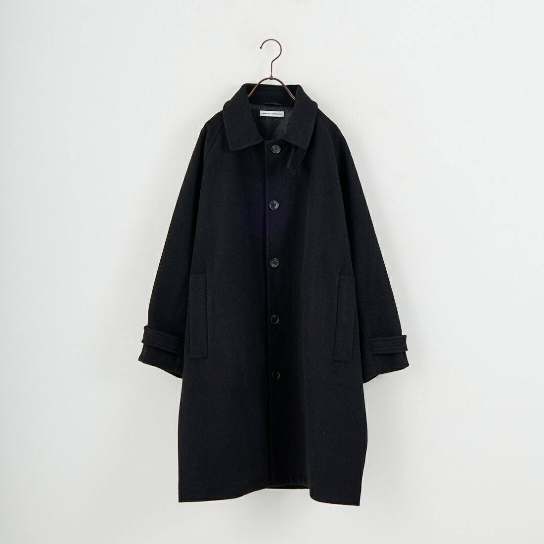 Jeans Factory Clothes [ジーンズファクトリークローズ] ワイドステンカラーミドルコート [831031IN] BLACK