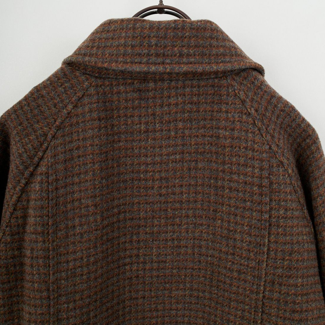 Jeans Factory Clothes [ジーンズファクトリークローズ] ワイドステンカラーミドルコート [831031IN] CHECK