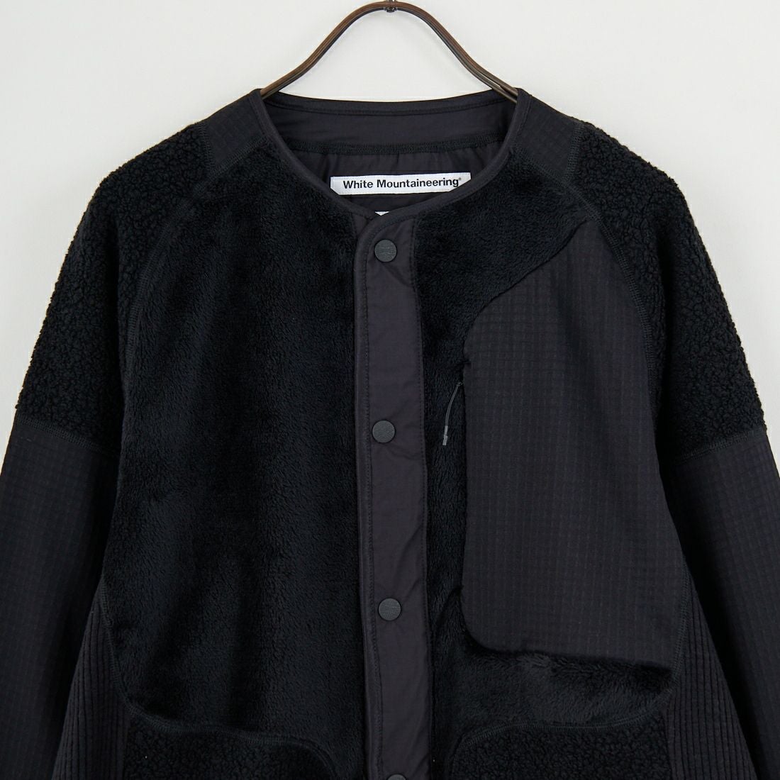 White Mountaineering [ホワイトマウンテニアリング] パッチワークブルゾン [WM2573512] BLACK
