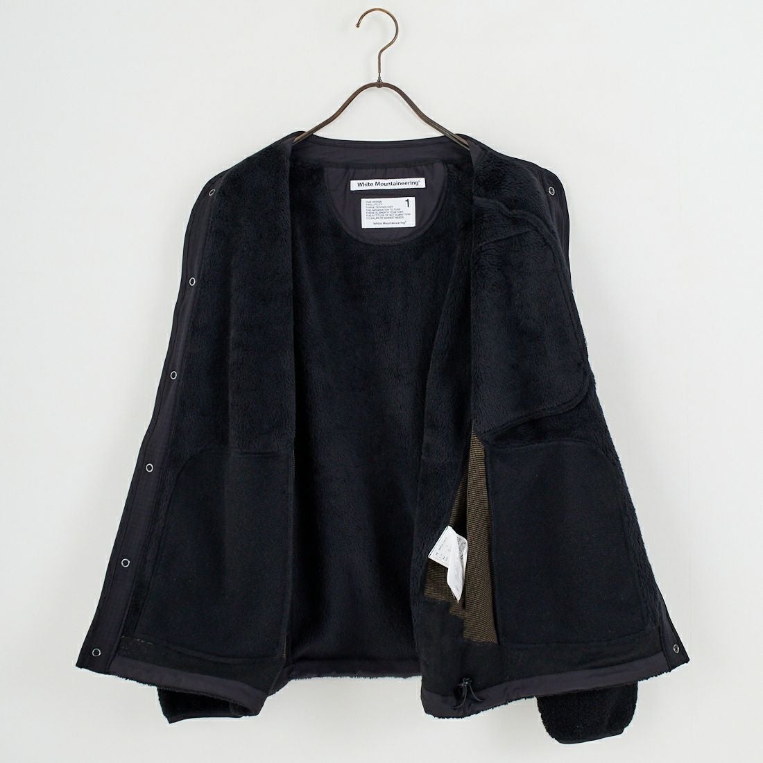 White Mountaineering [ホワイトマウンテニアリング] パッチワークブルゾン [WM2573512] BLACK