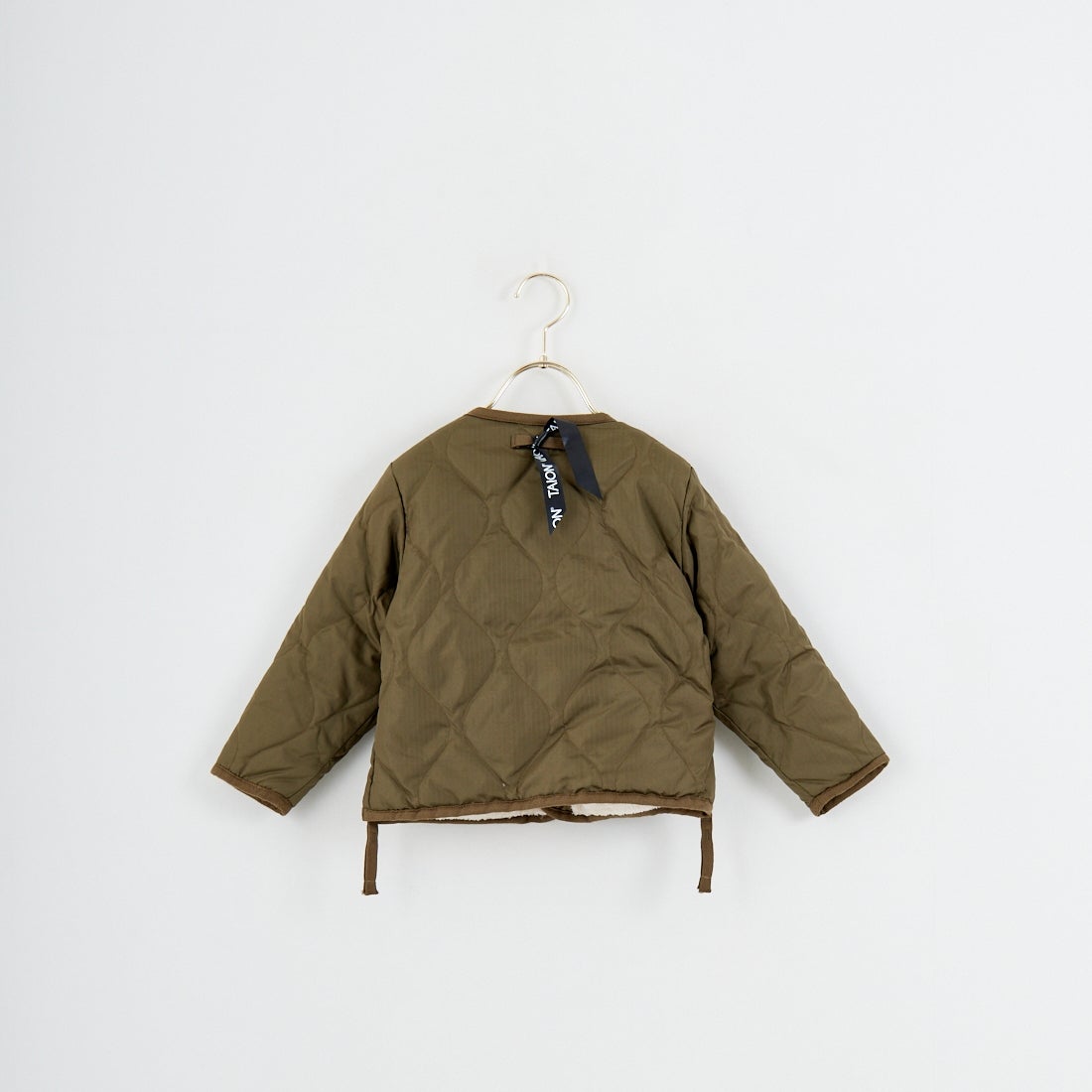TAION [タイオン] キッズ ミリタリー クルーネックダウンジャケット [TAION-KR104BML-1] D.OLIVE/CR