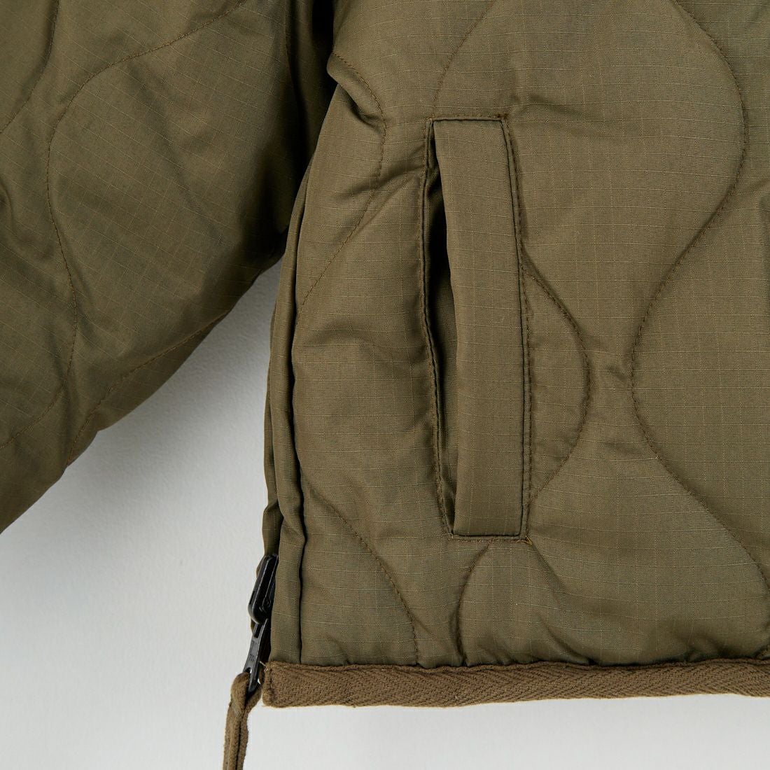 TAION [タイオン] キッズ ミリタリー クルーネックダウンジャケット [TAION-KR104BML-1] D.OLIVE/CR