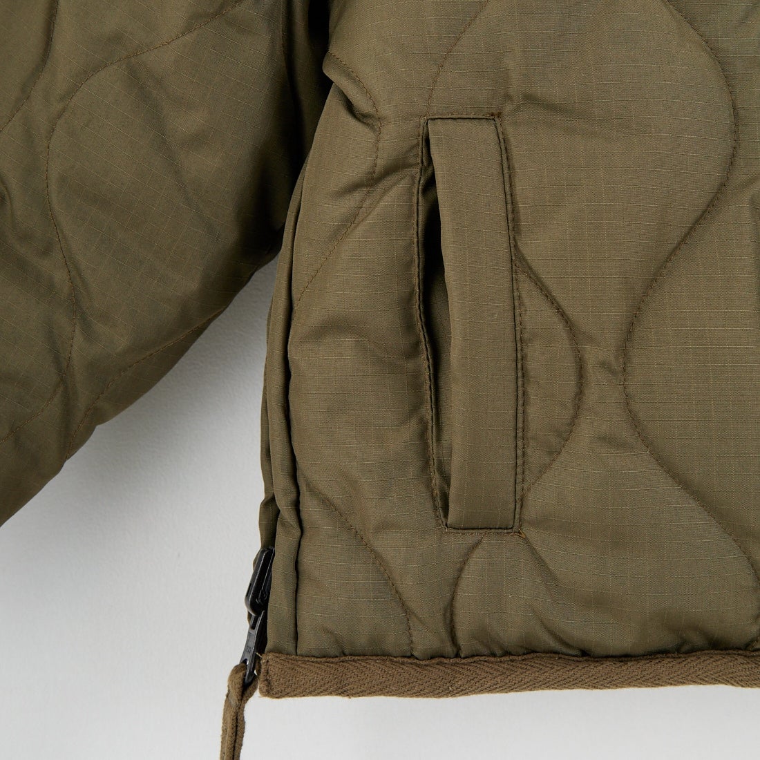 TAION [タイオン] キッズ ミリタリー クルーネックダウンジャケット [TAION-KR104BML-1] D.OLIVE/CR