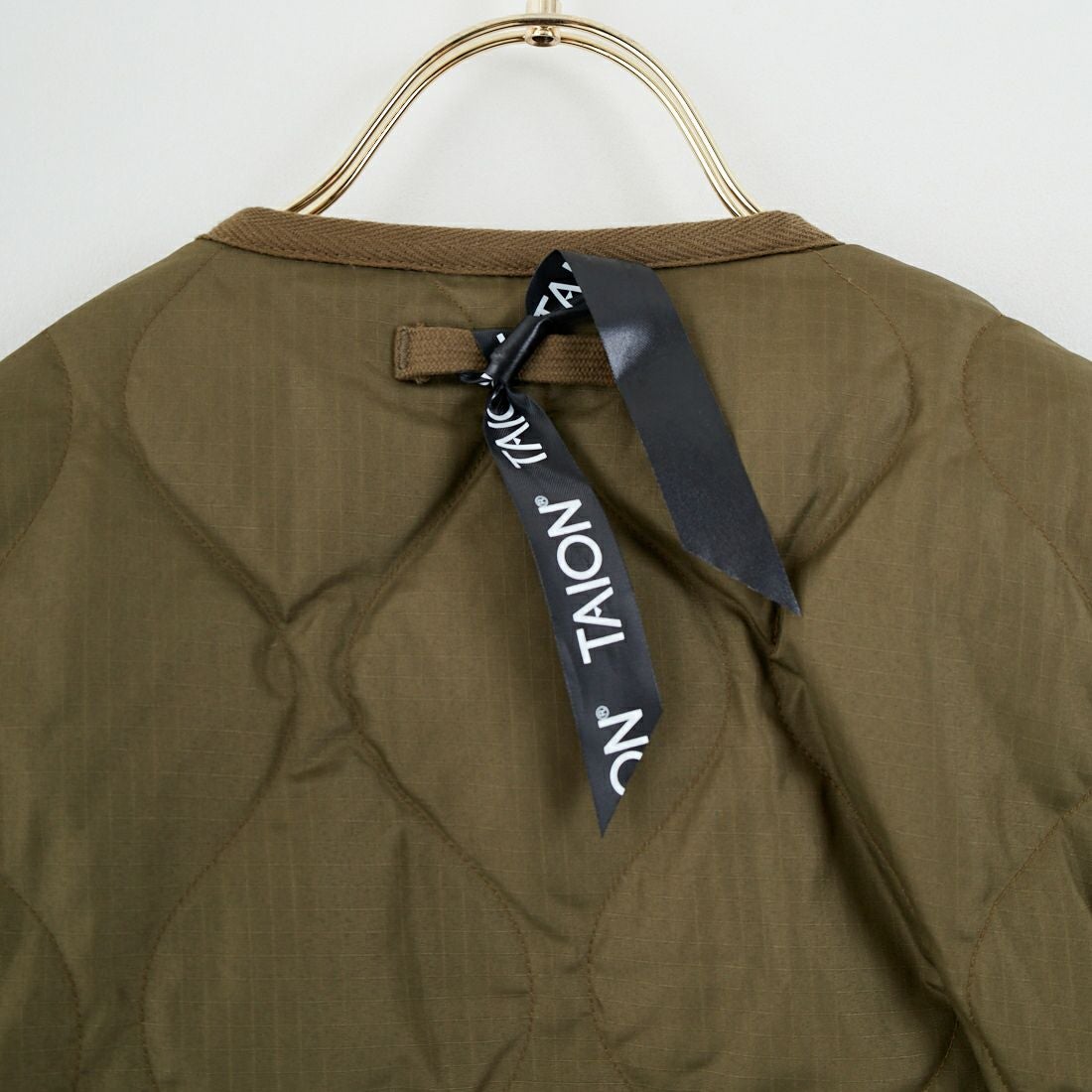 TAION [タイオン] キッズ ミリタリー クルーネックダウンジャケット [TAION-KR104BML-1] D.OLIVE/CR