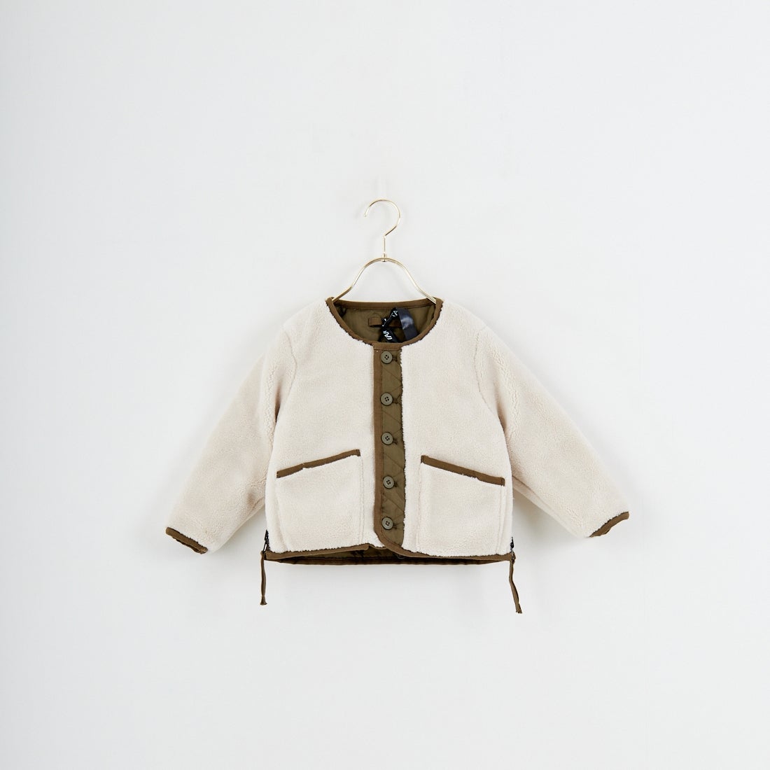 TAION [タイオン] キッズ ミリタリー クルーネックダウンジャケット [TAION-KR104BML-1] D.OLIVE/CR