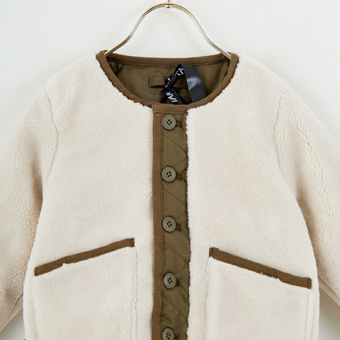 TAION [タイオン] キッズ ミリタリー クルーネックダウンジャケット [TAION-KR104BML-1] D.OLIVE/CR