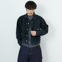 BLACK&&モデル身長：179cm 着用サイズ：L&&