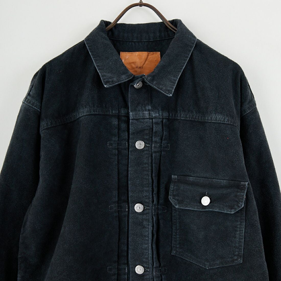 REMI RELIEF [レミレリーフ] モールスキン 1stジャケット [RN29373041] BLACK