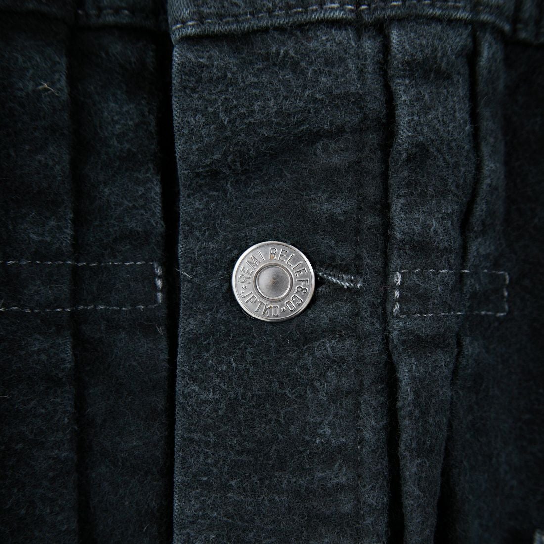 REMI RELIEF [レミレリーフ] モールスキン 1stジャケット [RN29373041] BLACK