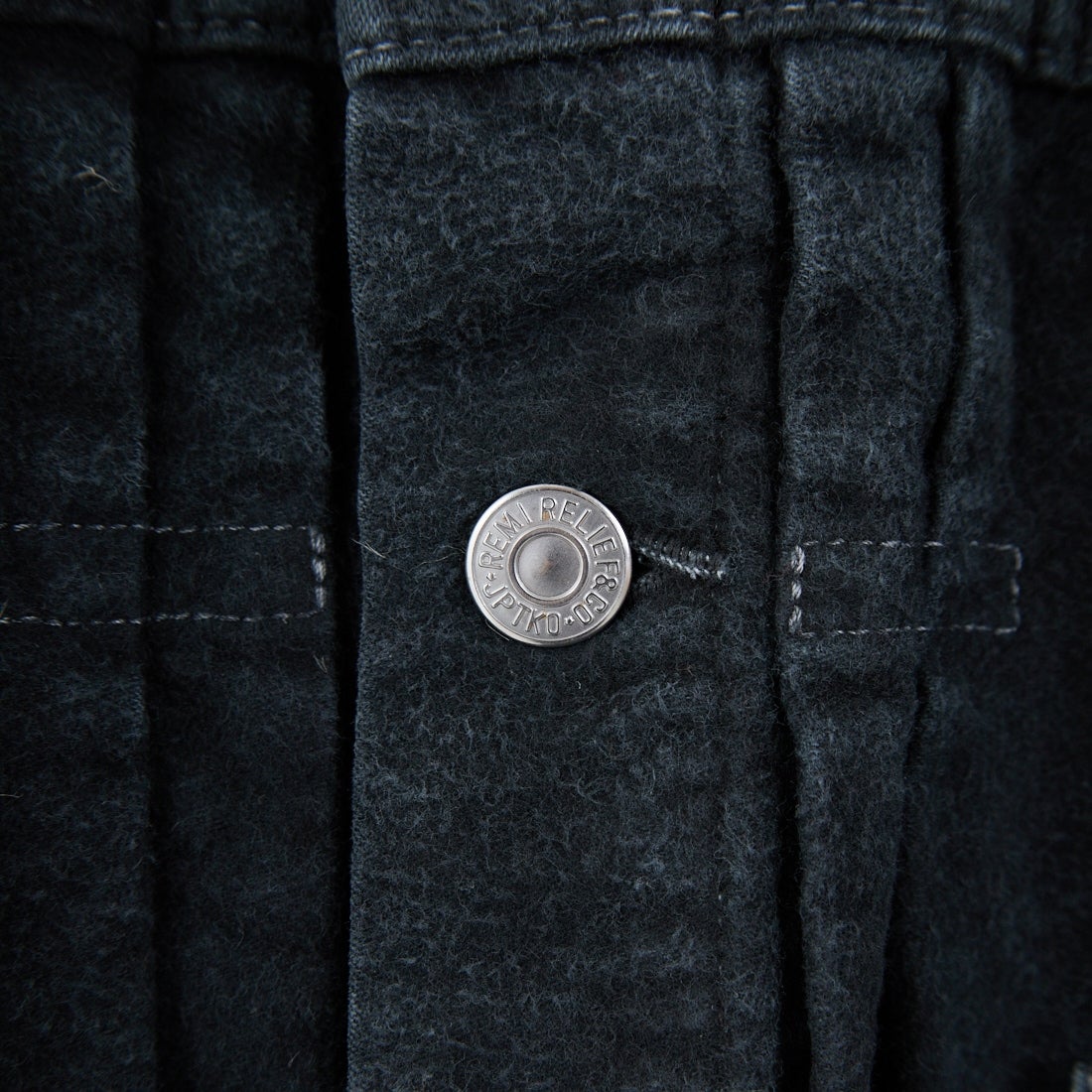 REMI RELIEF [レミレリーフ] モールスキン 1stジャケット [RN29373041] BLACK