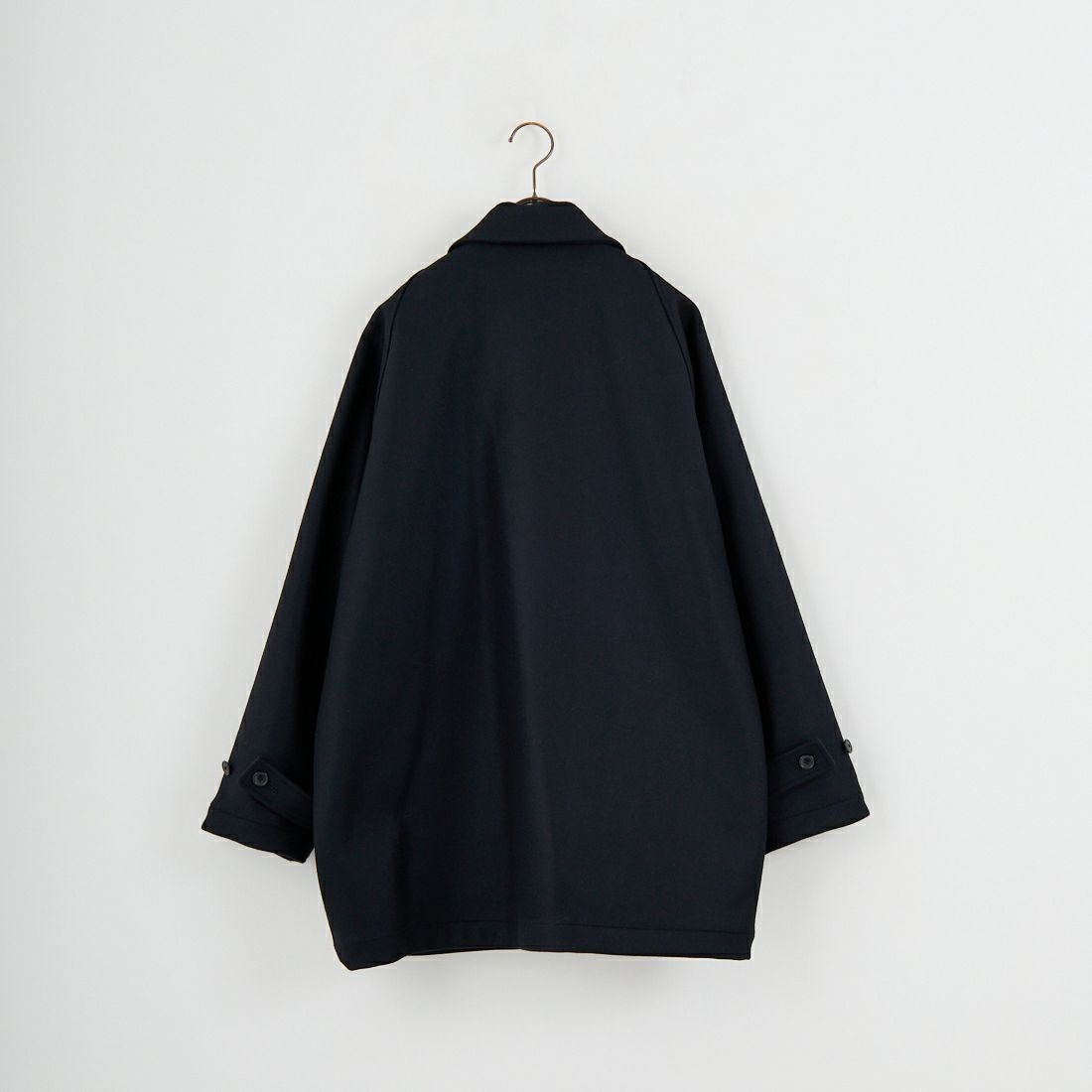 STILL BY HAND [スティルバイハンド] メルトンウールラグランコート [CO03254] BLACK