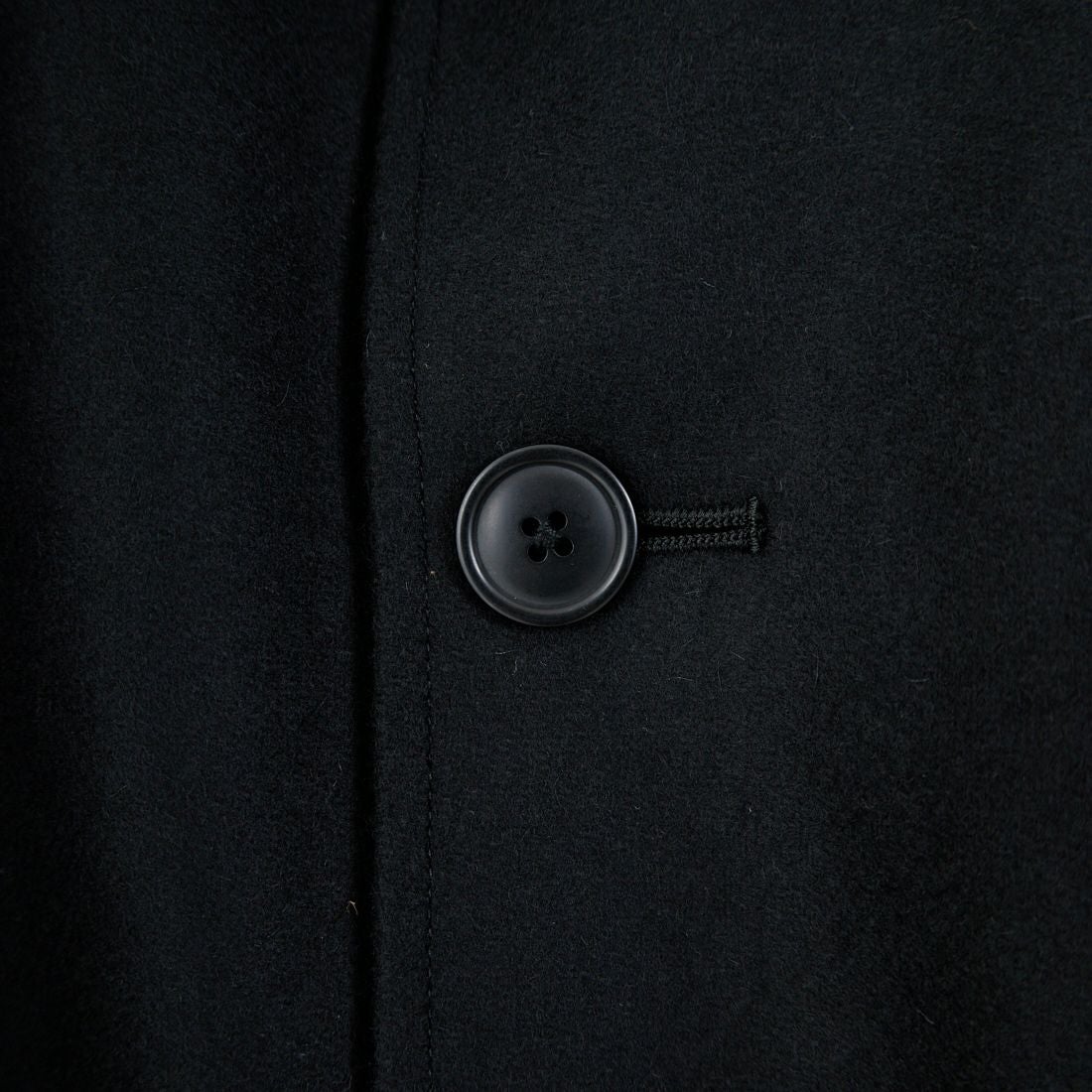 STILL BY HAND [スティルバイハンド] メルトンウールラグランコート [CO03254] BLACK