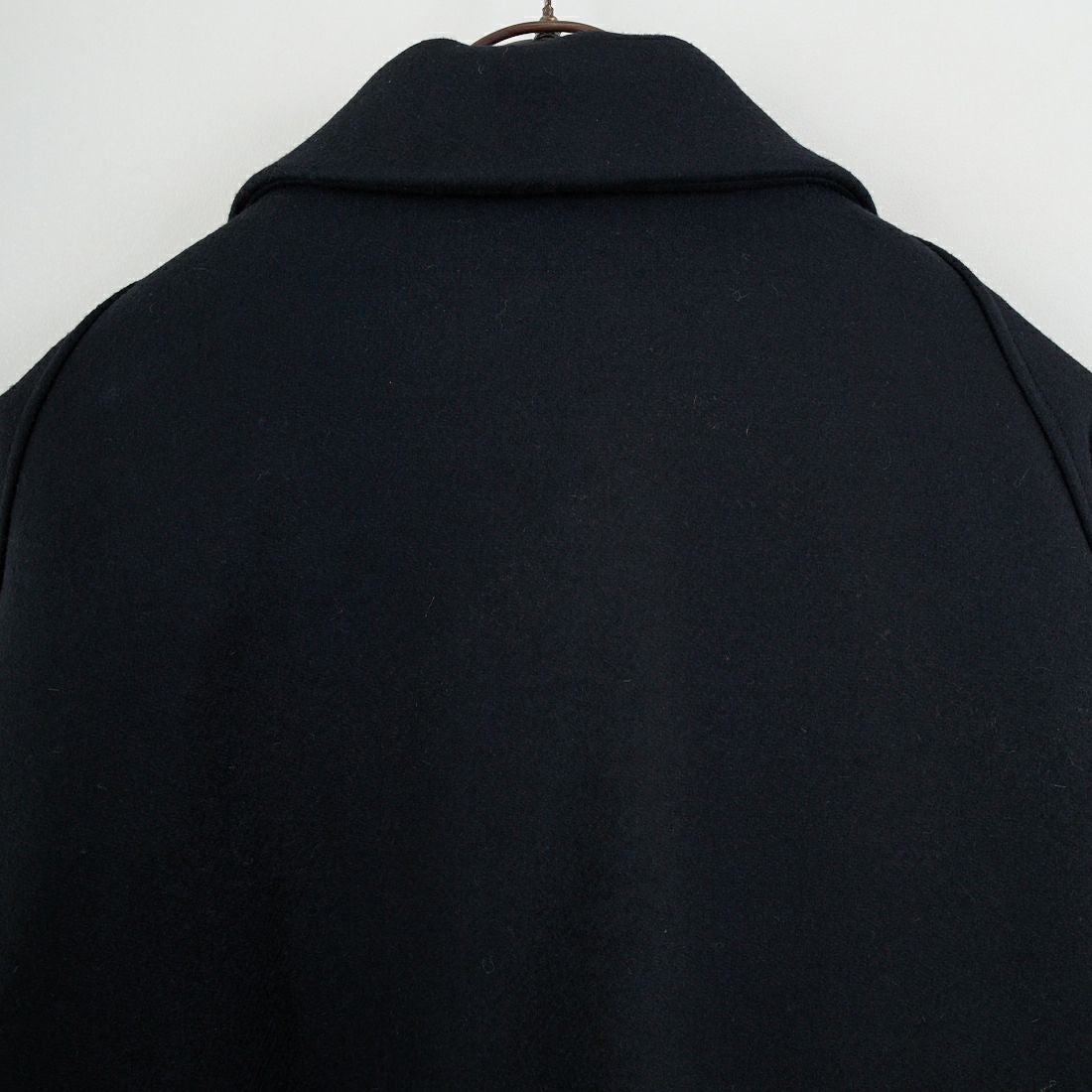 STILL BY HAND [スティルバイハンド] メルトンウールラグランコート [CO03254] BLACK