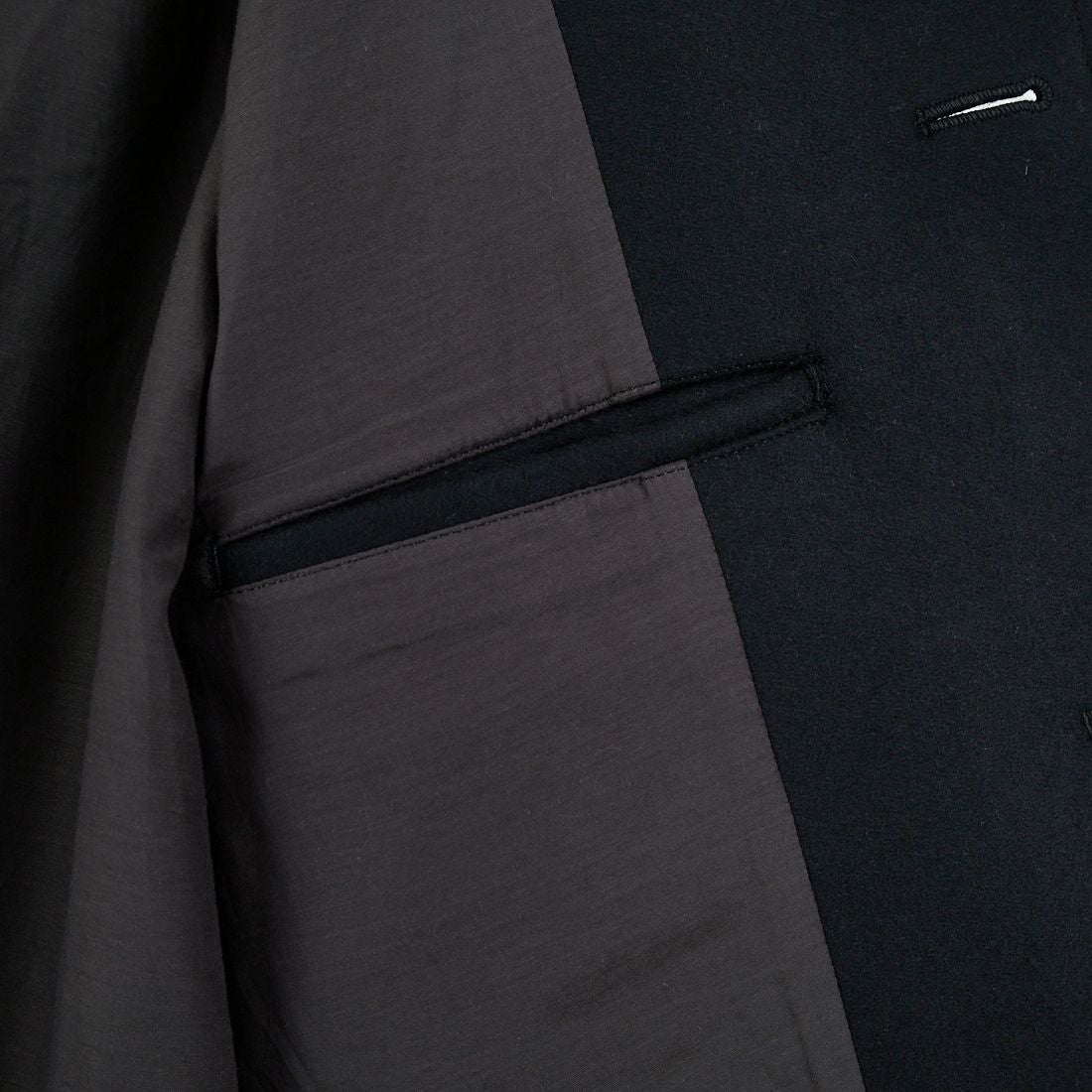 STILL BY HAND [スティルバイハンド] メルトンウールラグランコート [CO03254] BLACK