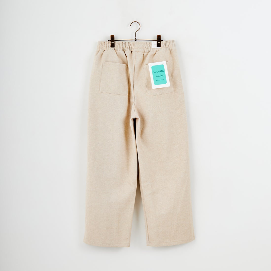 Jeans Factory Clothes [ジーンズファクトリークローズ] ヘリンボーンジャガードイージーパンツ [WRK25-230-03] BEIGE
