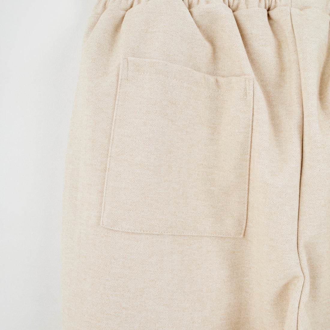 Jeans Factory Clothes [ジーンズファクトリークローズ] ヘリンボーンジャガードイージーパンツ [WRK25-230-03] BEIGE