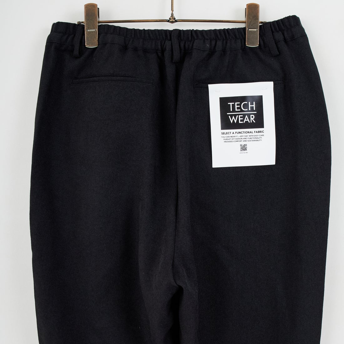 Jeans Factory Clothes [ジーンズファクトリークローズ] ラナテックレイ1Pワイドイージートラウザー [EPC-55500] 6 BLACK