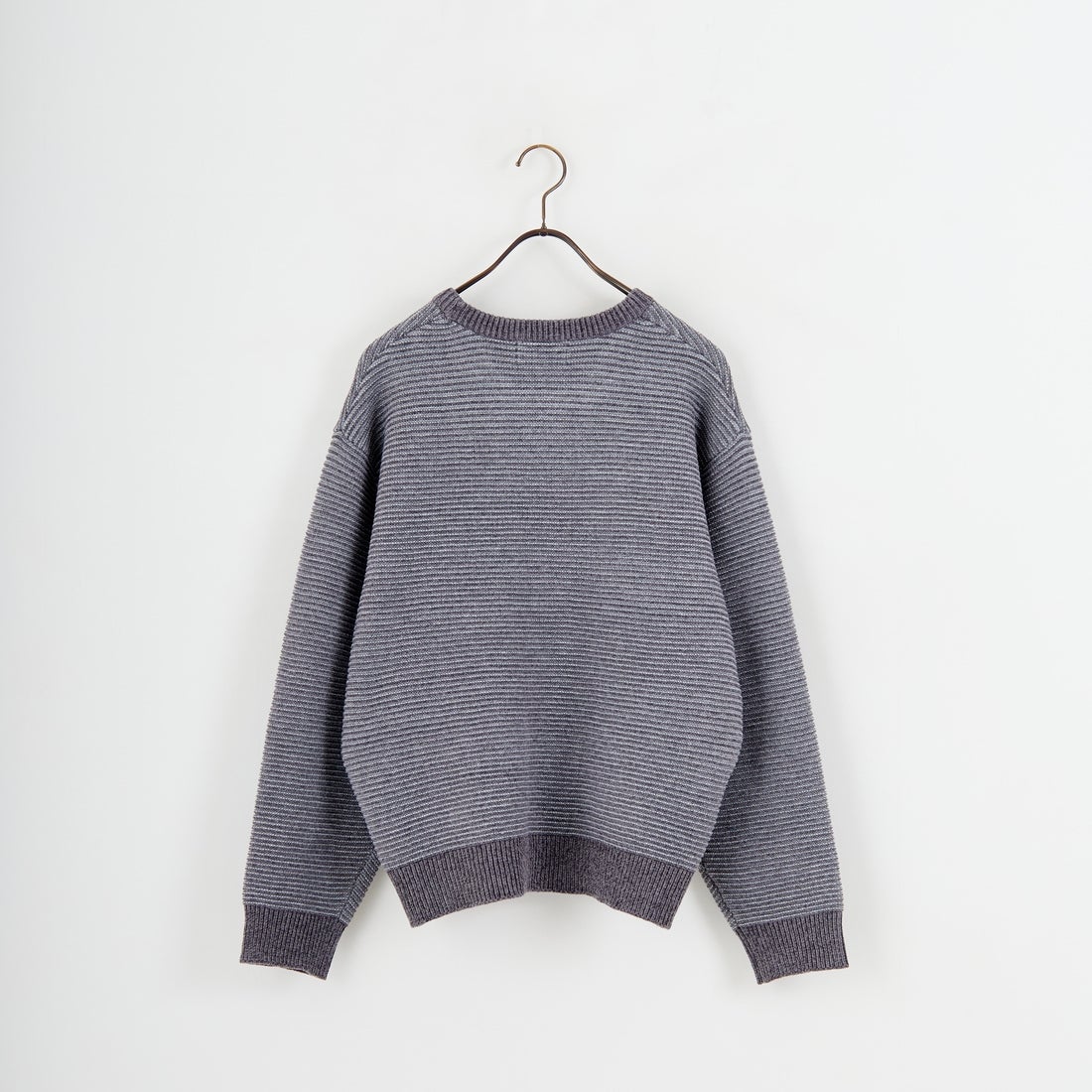 33Degrees [サーティスリーディグリーズ] モールガータークルーネックニット [ND-25755016] 03 GREY