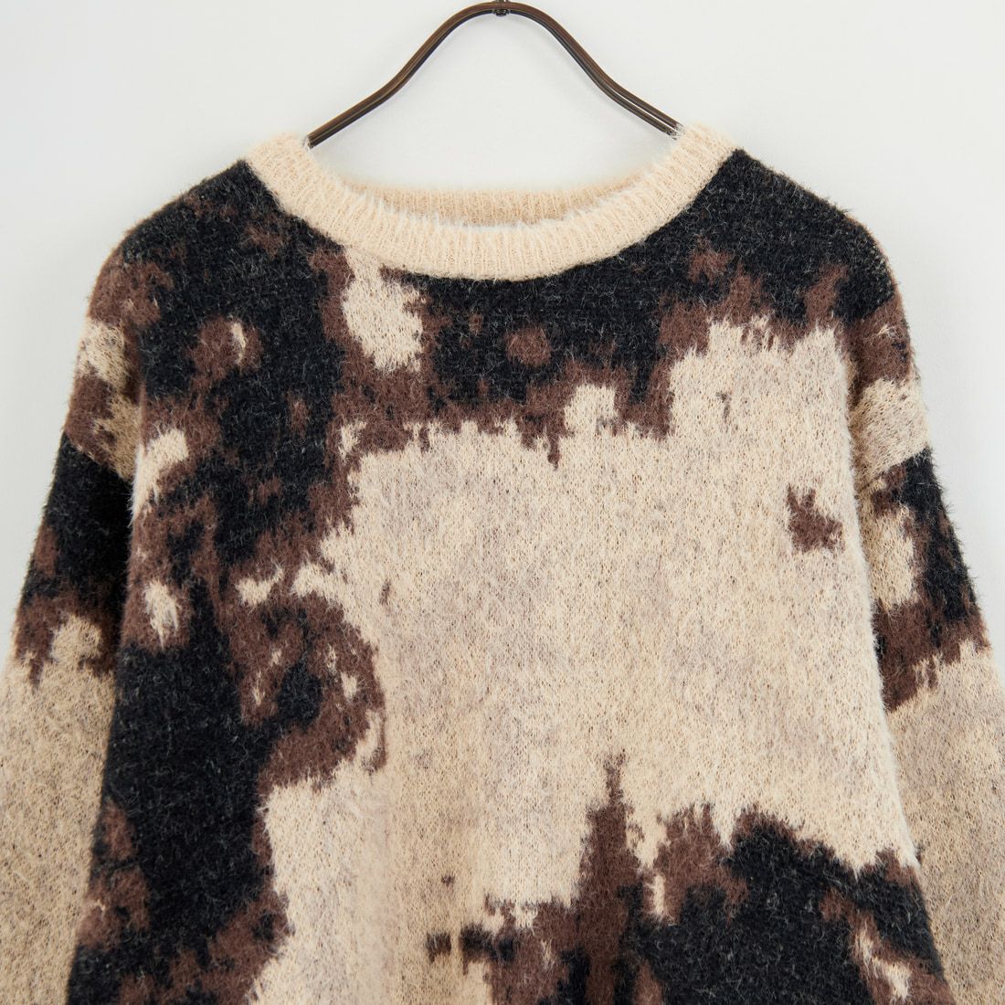 33Degrees [サーティスリーディグリーズ] シャギークルーネックニット [ND-25755022] 29 NATURAL