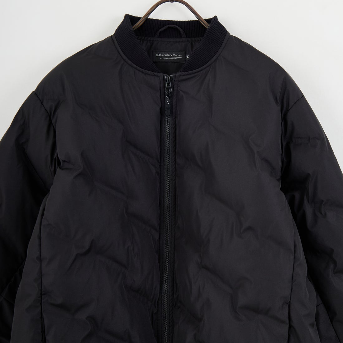 Jeans Factory Clothes [ジーンズファクトリークローズ] シームレス中綿ブルゾン [EPC-57408] 3 BLACK