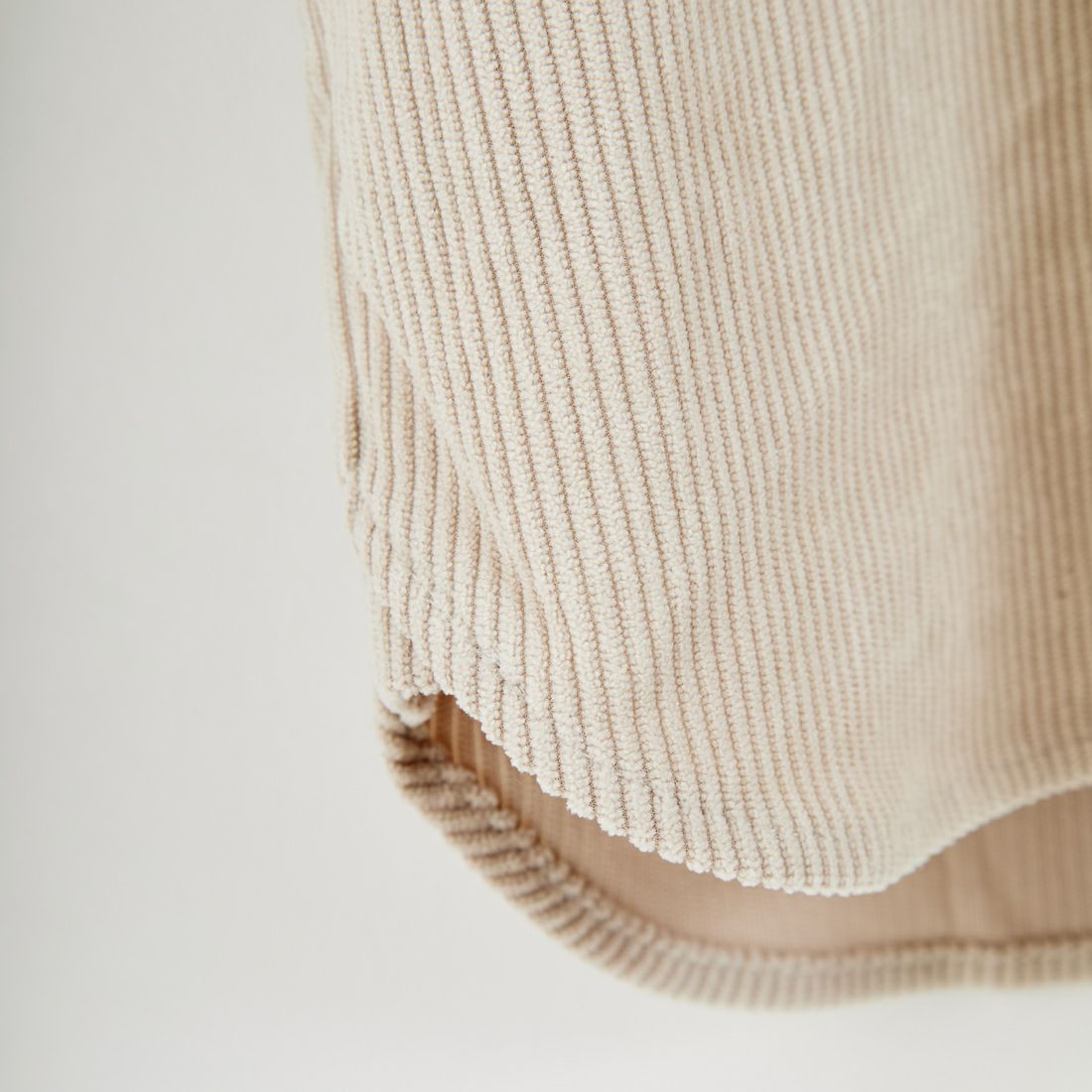 Jeans Factory Clothes [ジーンズファクトリークローズ] テックコールワンナップカラーシャツ [EPC-55109] 1 IVORY