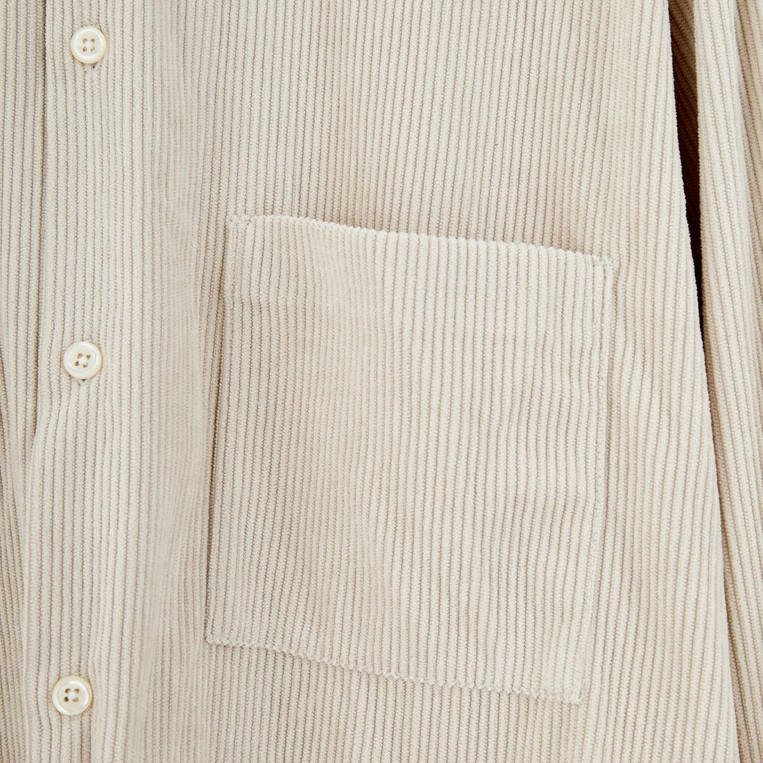 Jeans Factory Clothes [ジーンズファクトリークローズ] テックコールワンナップカラーシャツ [EPC-55109] 1 IVORY