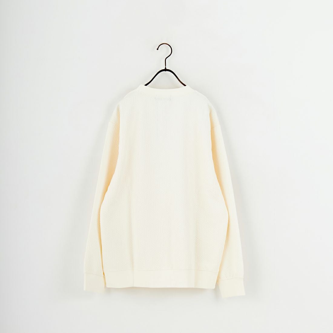 Jeans Factory Clothes [ジーンズファクトリークローズ] ジオメトリック柄ダンボールニット [EPC-55200] 1 IVORY