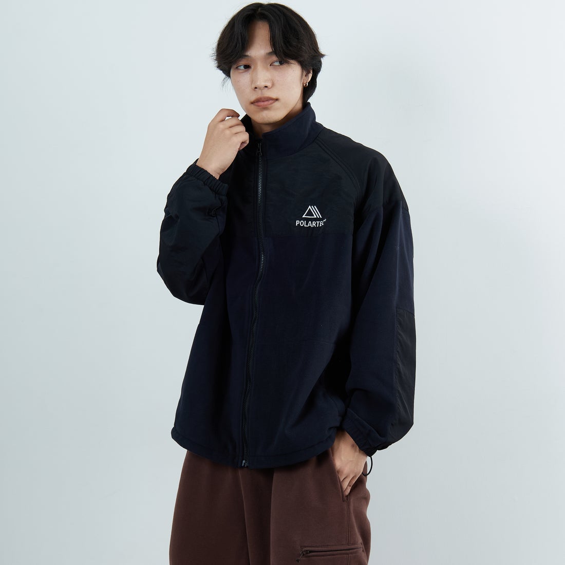 80 ﾌﾞﾗｯｸ&&モデル身長：179cm 着用サイズ：L&&