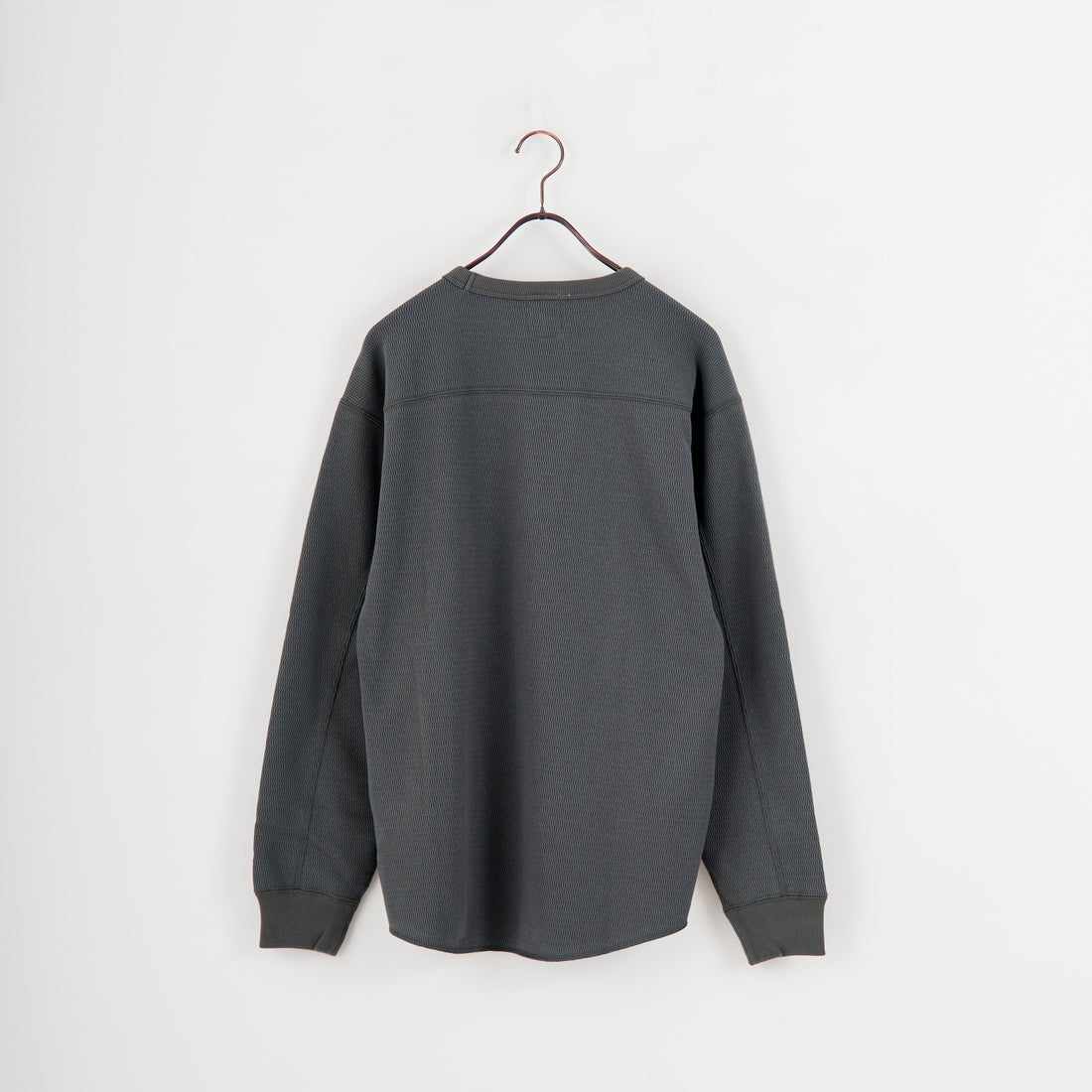 Jeans Factory Clothes [ジーンズファクトリークローズ] ボンバーヒート ハニカムサーマルTシャツ [JFC-254-070] D.GREEN