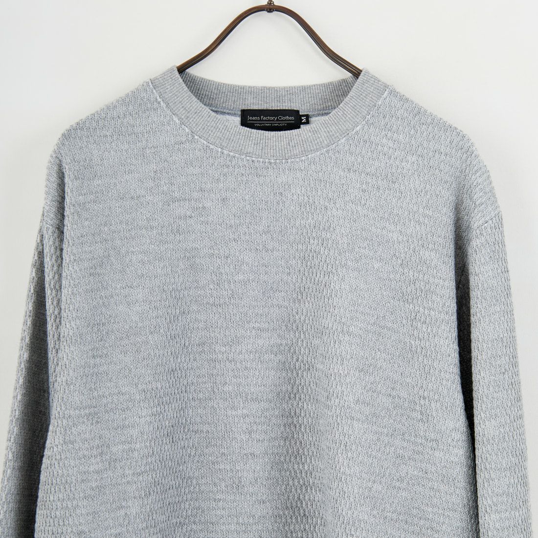 Jeans Factory Clothes [ジーンズファクトリークローズ] ダブルフェイス ニットライクスウェット [EPC-55201] 2 GREY