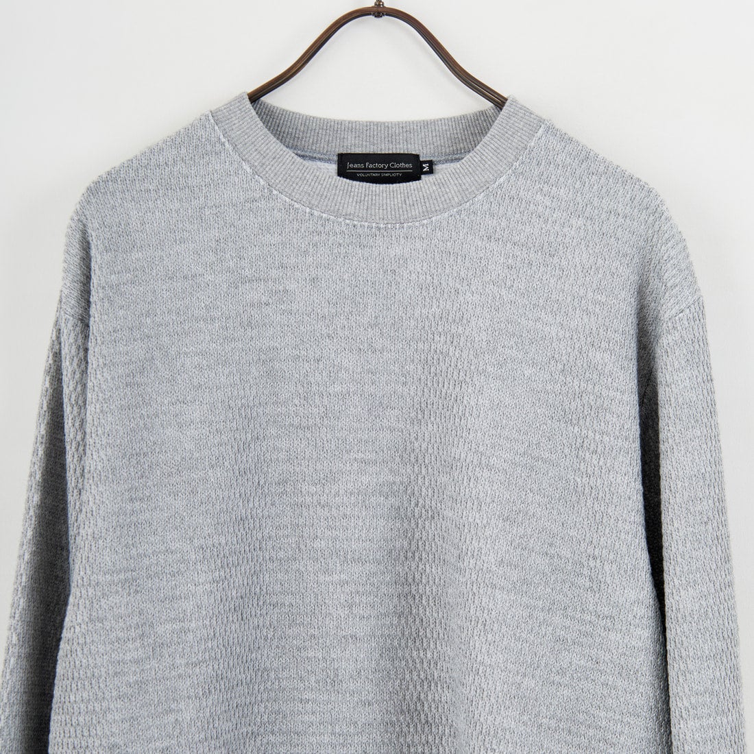 Jeans Factory Clothes [ジーンズファクトリークローズ] ダブルフェイス ニットライクスウェット [EPC-55201] 2 GREY