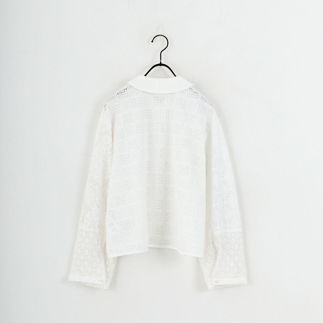 Jeans Factory Clothes [ジーンズファクトリークローズ] パッチワークショートシャツ [153317] 01 ｵﾌﾎﾜｲﾄ