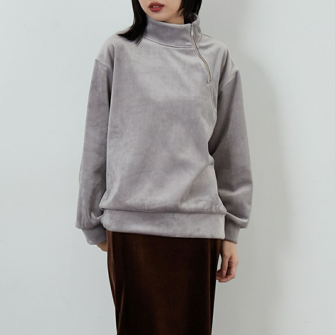 12 ｸﾞﾚｰ&&モデル身長：162cm 着用サイズ：F&&