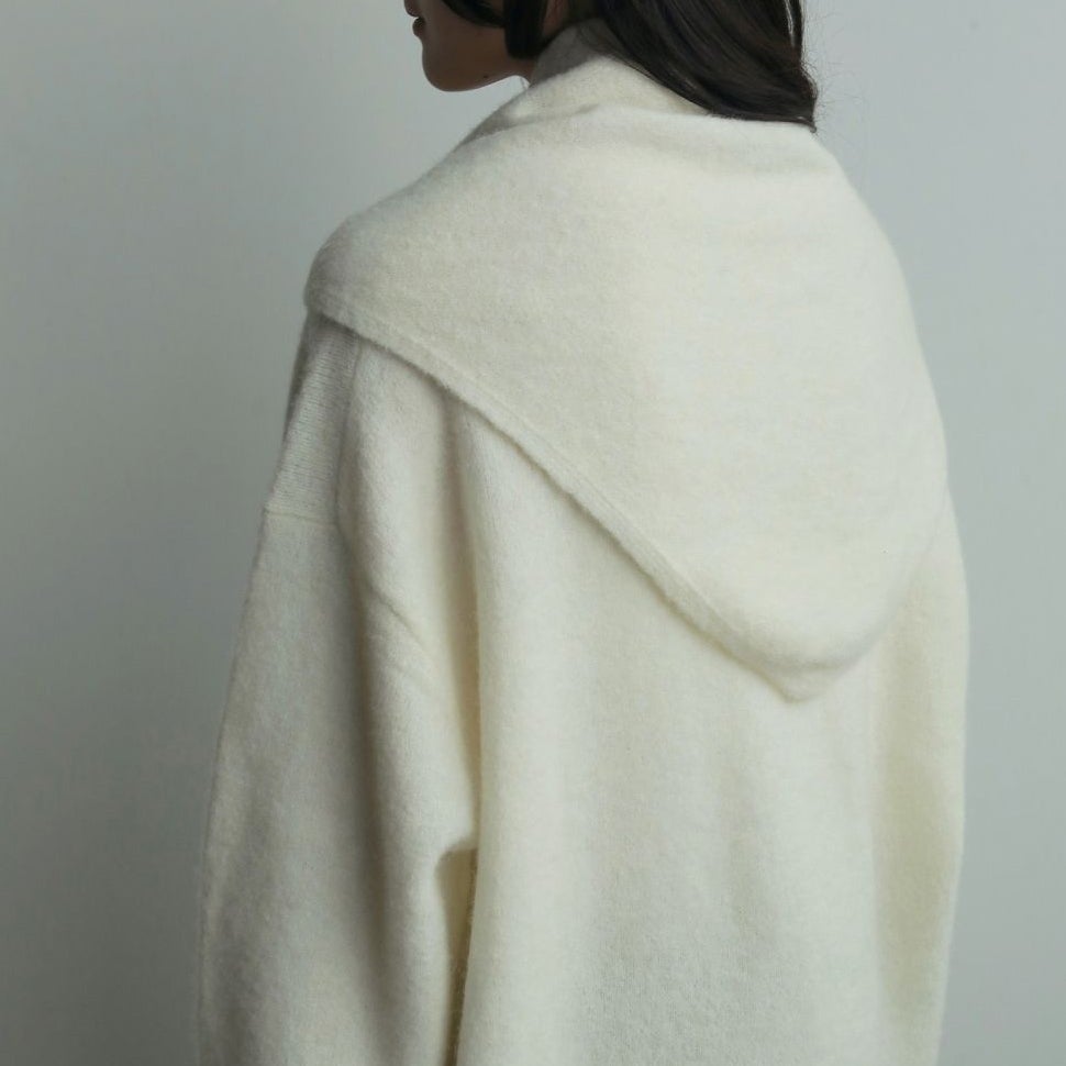 anuke [アンヌーク] レイヤードスカーフニット [62520528] IVR