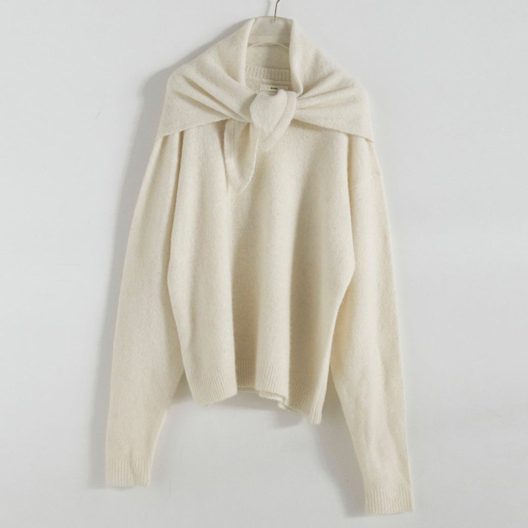 anuke [アンヌーク] レイヤードスカーフニット [62520528] IVR