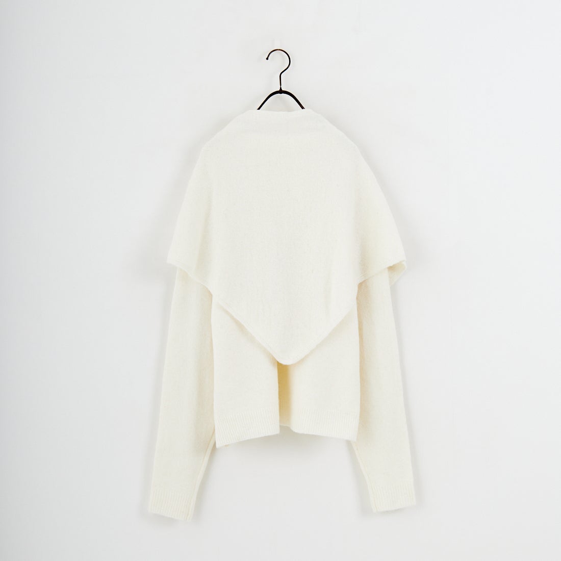 anuke [アンヌーク] レイヤードスカーフニット [62520528] IVR