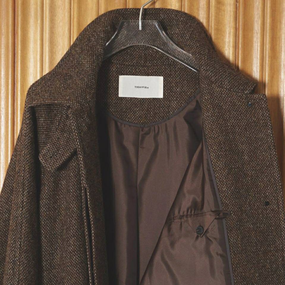 TODAYFUL [トゥデイフル] ミックスウールラグランコート [12420003] CHO