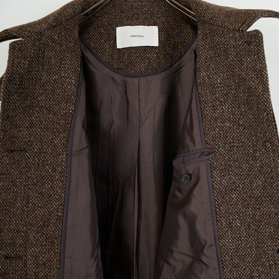 TODAYFUL [トゥデイフル] ミックスウールラグランコート [12420003] CHO